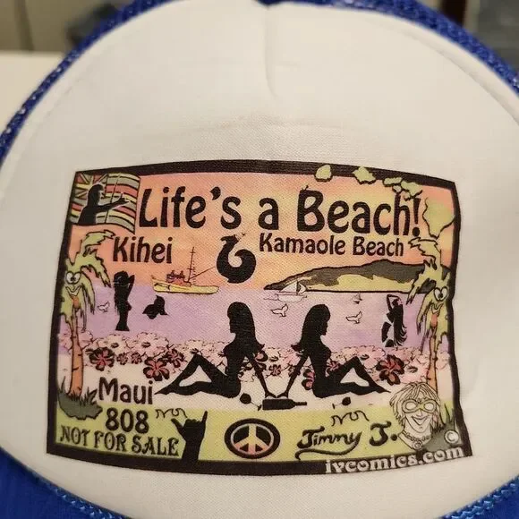 Life's a Beach Mesh Hat - Picture 2 of 8